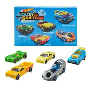 Hot Wheels Die-Cast Color Shifters 5er Geschenkset Spielzeugautos Spielautos