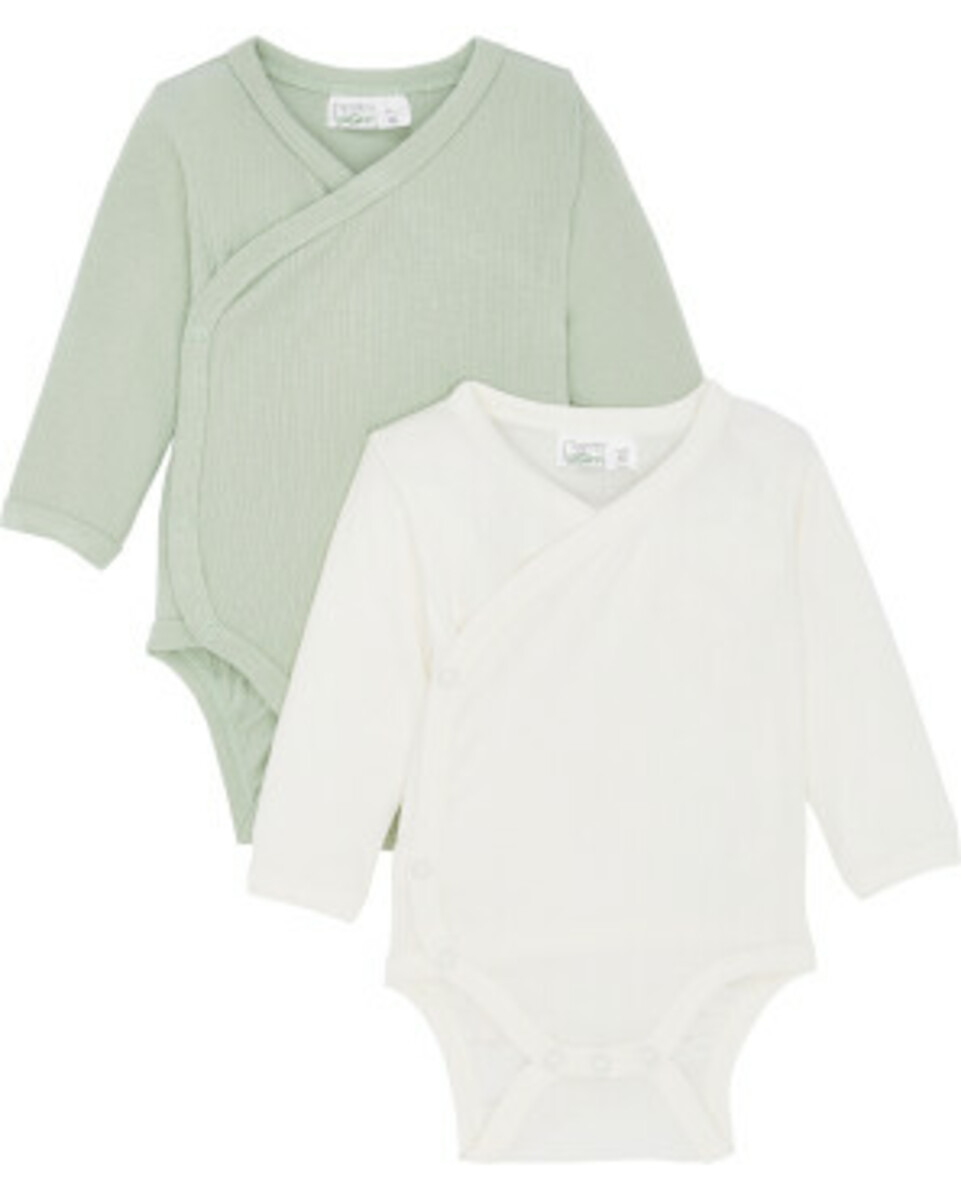 Bild 1 von Minibaby Wickelbodys
       
    2 Stück Identic Nature 
   
      grün