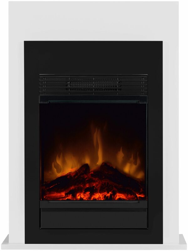 Bild 1 von Dimplex Elektrokamin Bellini Black, 2 Heizstufen 750/1500 W, inkl. Fernbedienung; Optiflame® Flammeneffekt