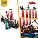 Bild 4 von LEGO® Konstruktionsspielsteine Wikingerschiff mit Midgardschlange (31132), LEGO® Creator 3in1, (1192 St), Made in Europe