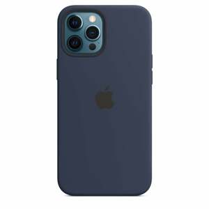 iPhone 12 Pro Max Silikon Case mit MagSafe - Dunkelmarine Handyhülle