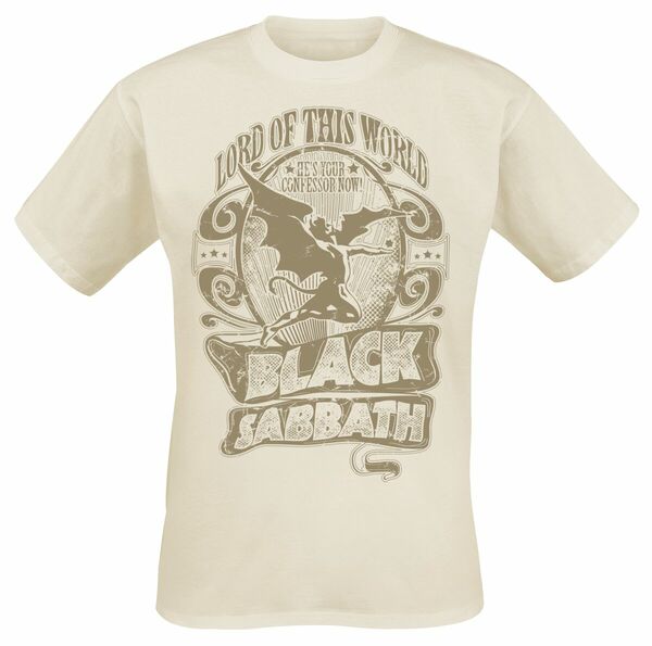 Bild 1 von Black Sabbath T-Shirt - Lord Of This World - S bis XXL - für Männer - Größe S - natur  - Lizenziertes Merchandise!