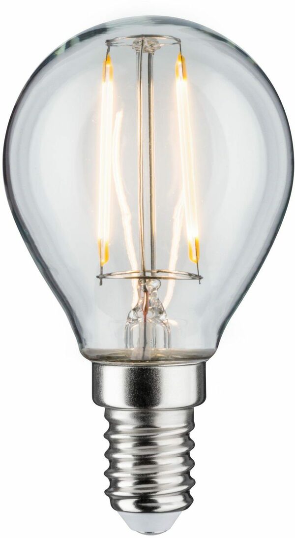 Bild 3 von Paulmann 5er Pack 4,8W Tropfen E14 klar dimmbar 2700K LED-Filament, E14, 5 St., Warmweiß