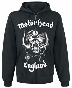 Motörhead Kapuzenjacke - England - S bis 5XL - für Männer - Größe M - schwarz  - Lizenziertes Merchandise!