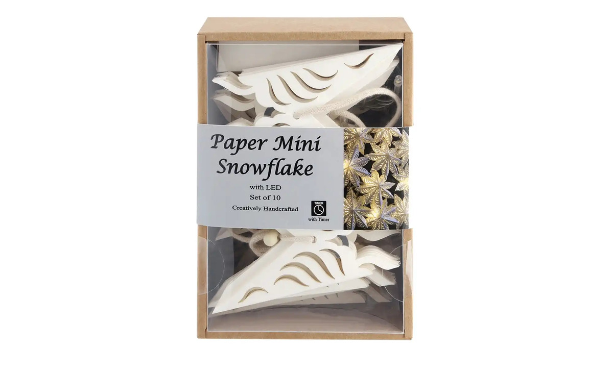 Bild 1 von LED Lichterkette Schneeflocke