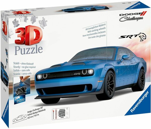 Bild 3 von Ravensburger 3D-Puzzle Dodge Challenger SRT Hellcat Redeye Widebody, 108 Puzzleteile, Made in Europe, FSC® - schützt Wald - weltweit