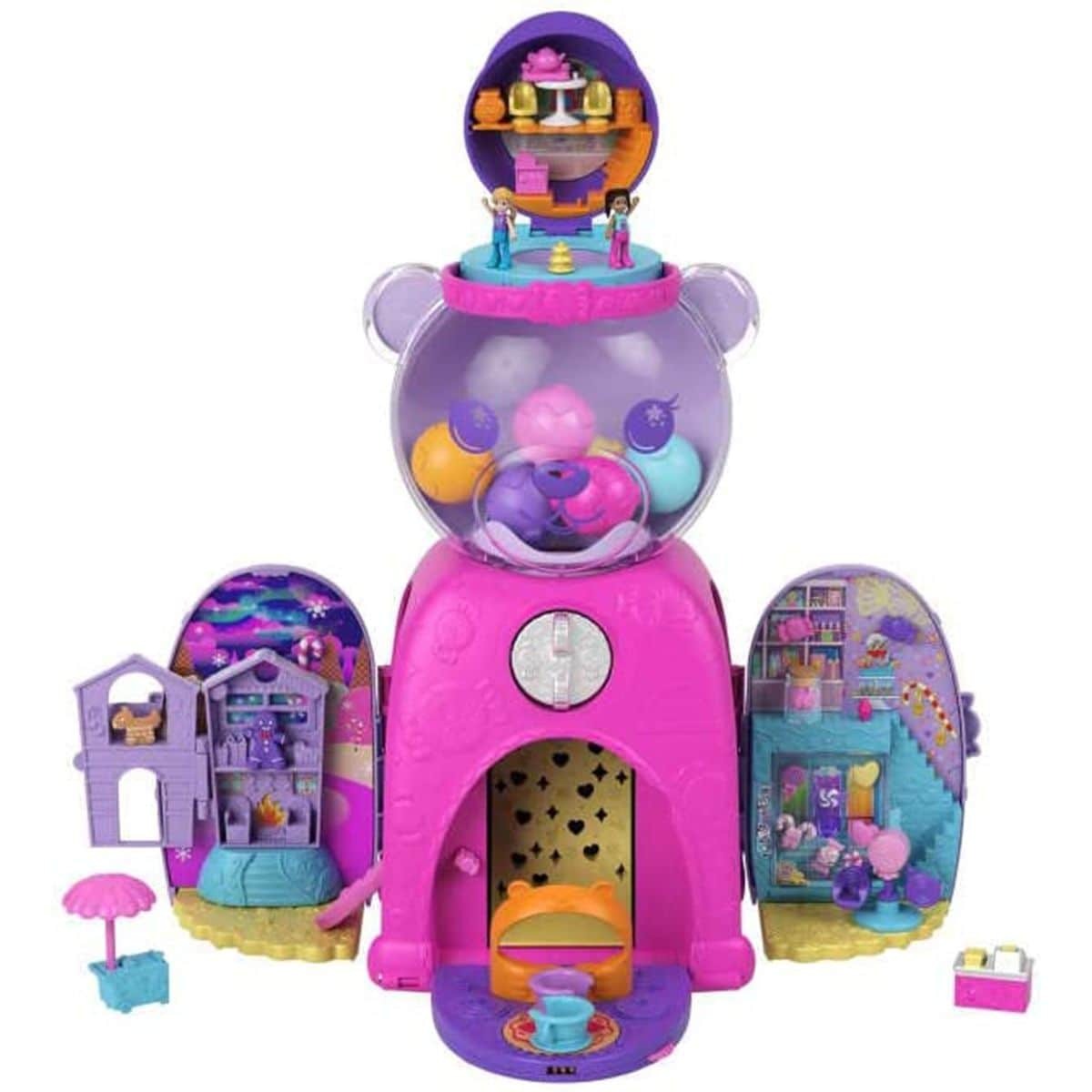 Bild 1 von Mattel HJG28 - Polly Pocket - Bärchen-Kaugummiautomat Spielset