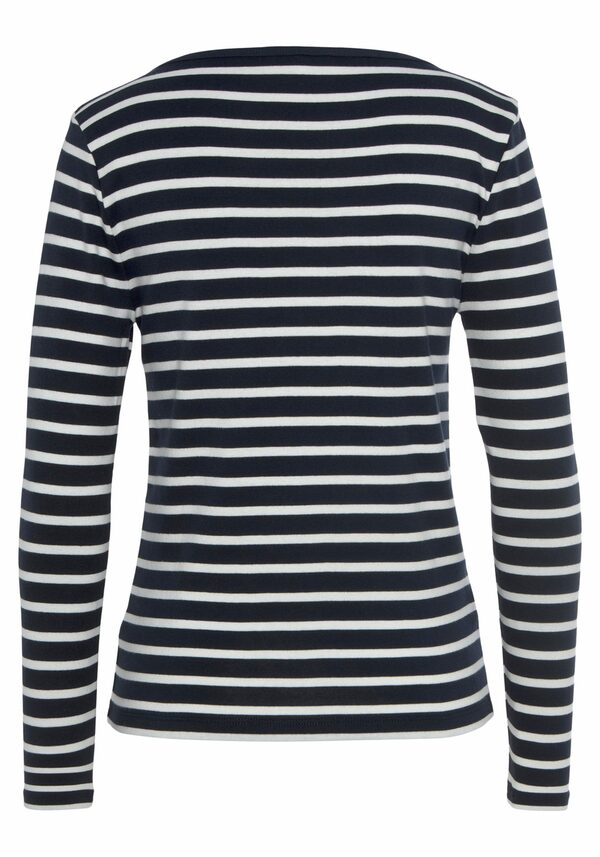 Bild 2 von Tommy Hilfiger Langarmshirt SLIM CODY RIB SLASH-NK LS mit kleiner Logostickerei auf der Brust