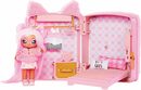 Bild 2 von MGA ENTERTAINMENT Puppenmöbel 3-in-1 Backpack Bedroom Series 3 Playset - Pink Kitty, Na!Na!Na! Surprise