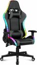 Bild 1 von HomeMiYN Gaming Chair Gaming Stuhl Lautsprechern LED-Leuchten ergonomischer Bürostuhl Hoher