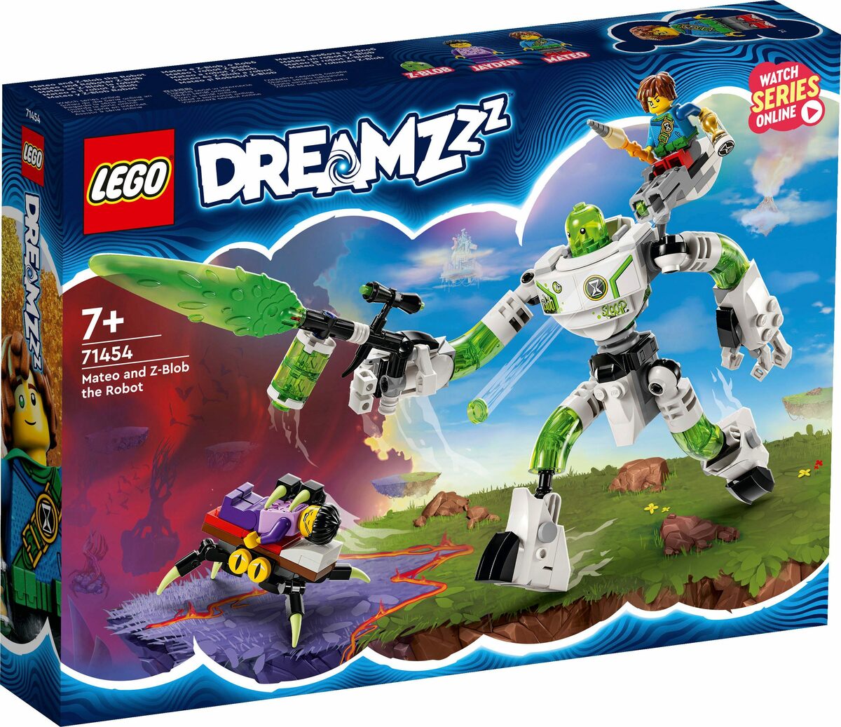 Bild 4 von LEGO® Konstruktionsspielsteine Mateo und Roboter Z-Blob (71454), LEGO® DREAMZzz™, (237 St), Made in Europe