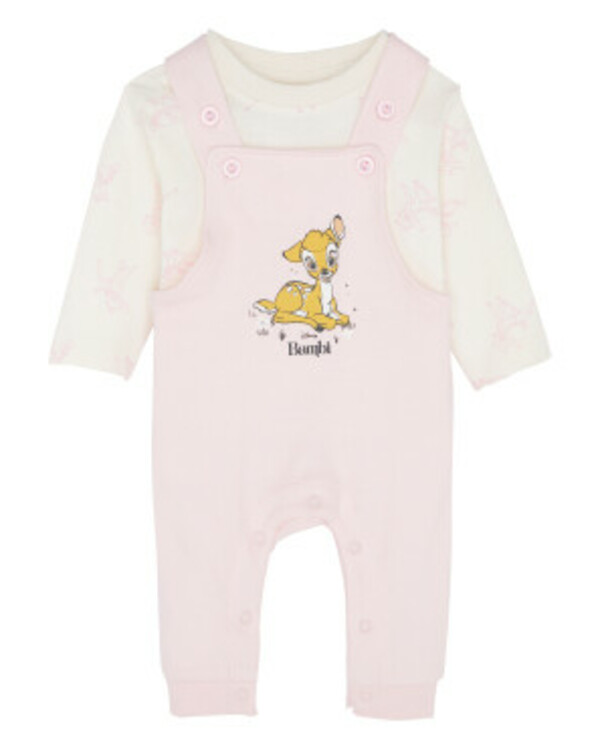 Bild 1 von Bambi Newborn Langarmshirt + Latzhose
       
      X-Mail 2-tlg. Set
   
      hellrosa