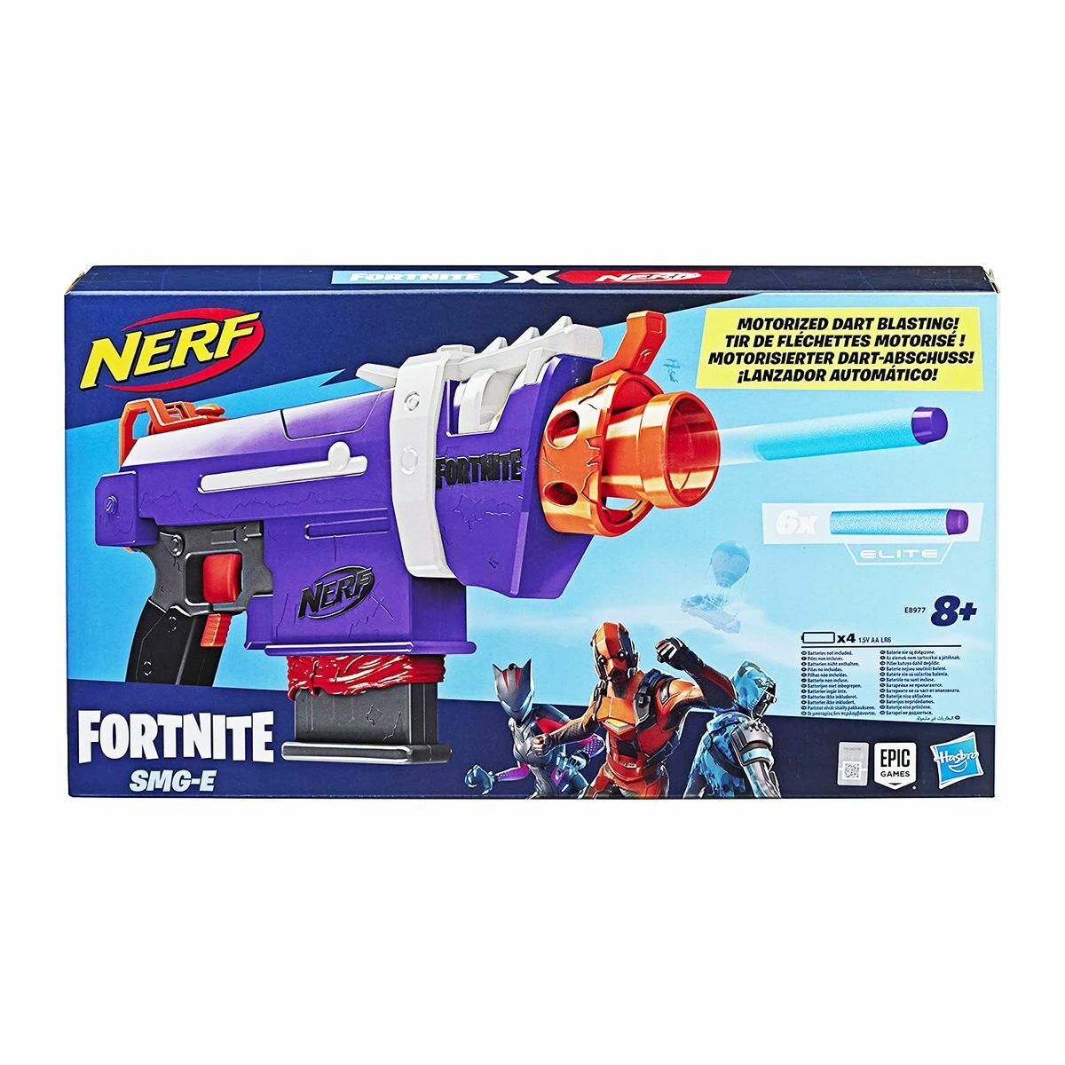 Bild 1 von Hasbro E8977 - Nerf - Fortnite - Blaster mit 6 Darts, SMG-E
