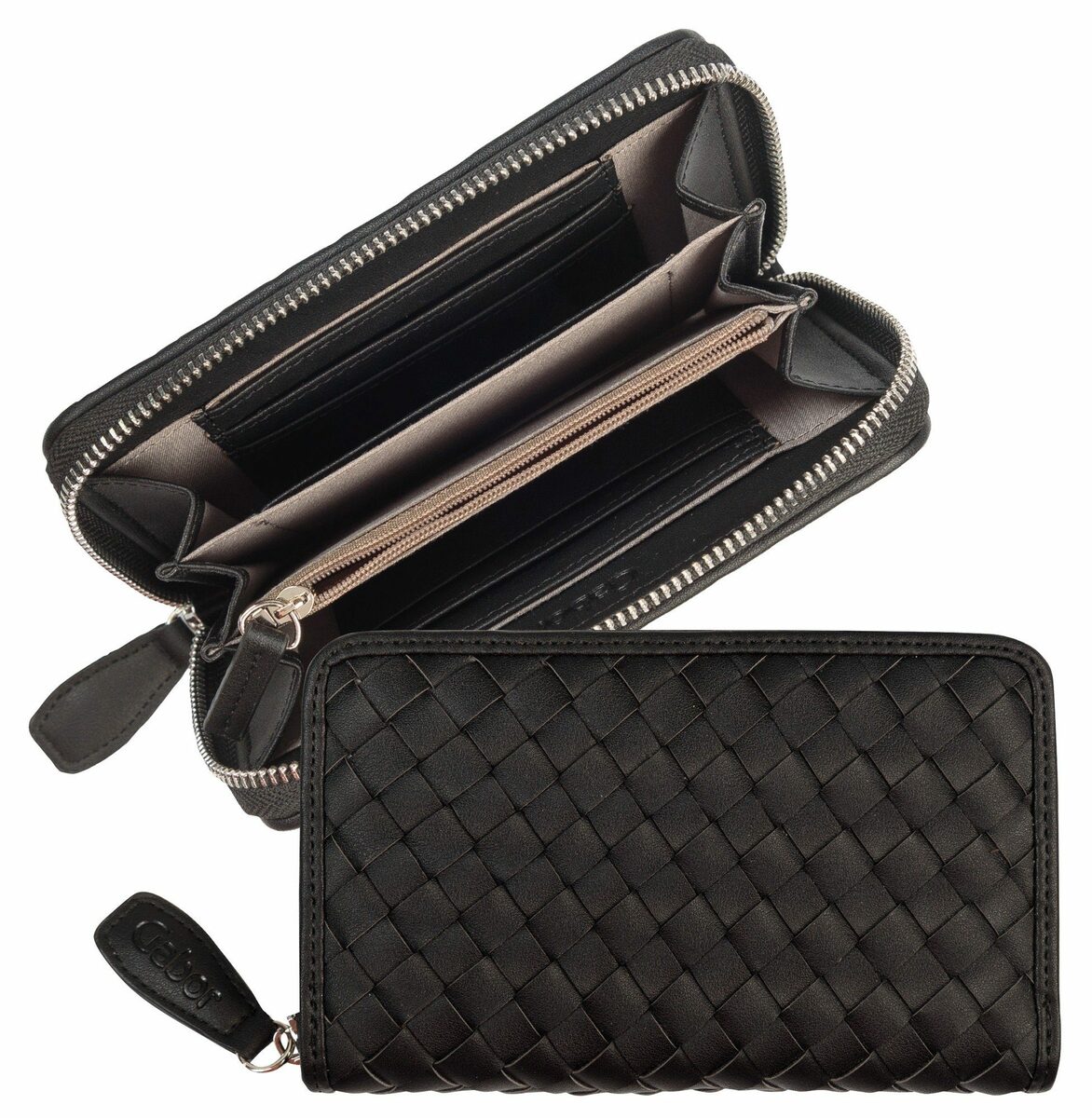 Bild 2 von Gabor Geldbörse Medium zip wallet, in Flecht Optik