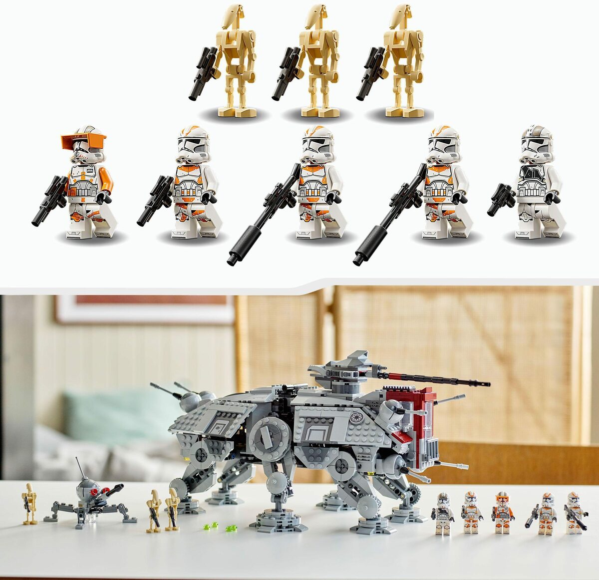 Bild 3 von LEGO® Konstruktionsspielsteine AT-TE Walker (75337), LEGO® Star Wars TM, (1082 St), Made in Europe