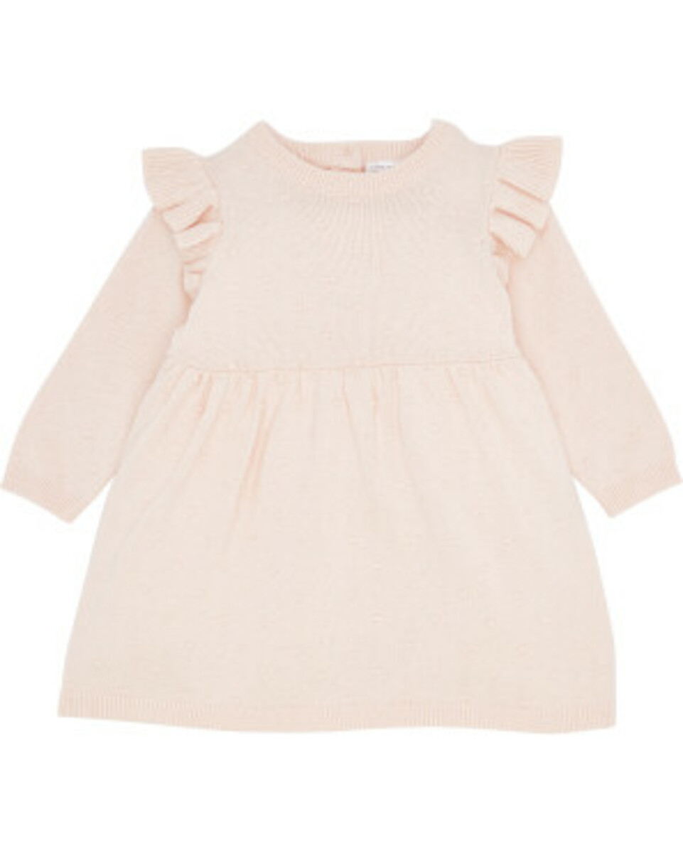 Bild 1 von Strickkleid mit Rüschen
       
      Ergee Knopfleiste
   
      rosa