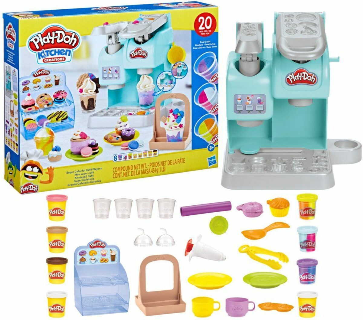Bild 2 von Hasbro Knete Play-Doh Knetspaß Café