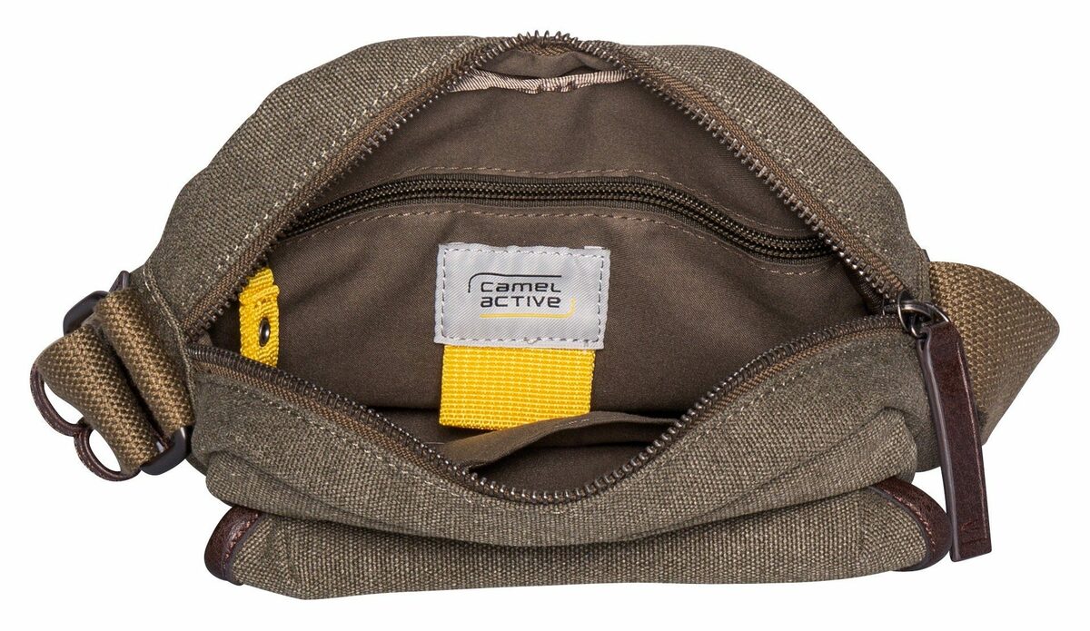 Bild 4 von camel active Umhängetasche MOUNTAIN Cross bag S, mit modischen Lederapplikationen