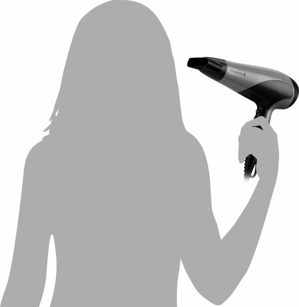 Bild 3 von Remington Ionic-Haartrockner Ionic Dry 2200 D3190S, 2200 W, Schnelles, effizientes Styling, Ionenpflege, Stylingdüse & Diffusor