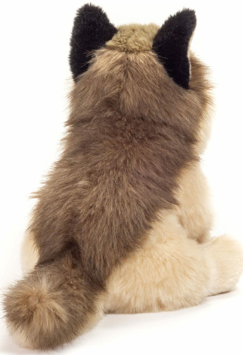 Bild 4 von Teddy Hermann® Kuscheltier Wolf sitzend, 29 cm, zum Teil aus recyceltem Material