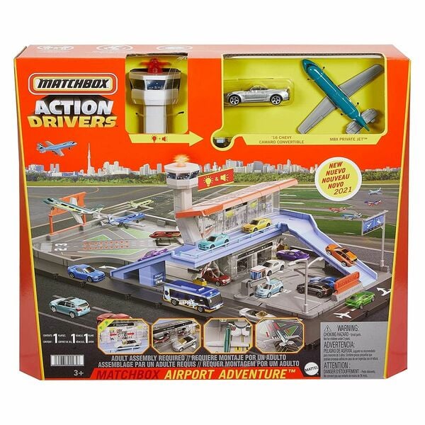 Bild 1 von Mattel HGC59 - Matchbox - Action Drivers - Flughafenabenteuer, mit Licht & Sound