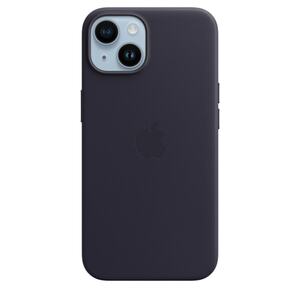 iPhone 14 Leder Case mit MagSafe - Tinte Handyhülle