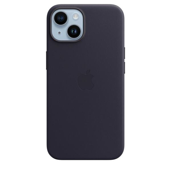 Bild 1 von iPhone 14 Leder Case mit MagSafe - Tinte Handyhülle