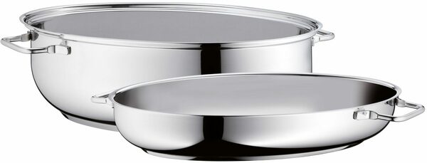 Bild 3 von WMF Bräter, Cromargan® Edelstahl Rostfrei 18/10 (1-tlg), Deckel als induktionsgeeignete Pfanne nutzbar, 8,5 Liter