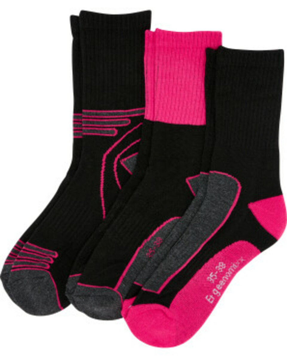 Bild 1 von Sportsocken im Mehrfachpack
       
    3 Stück Ergeenomixx 
   
      schwarz