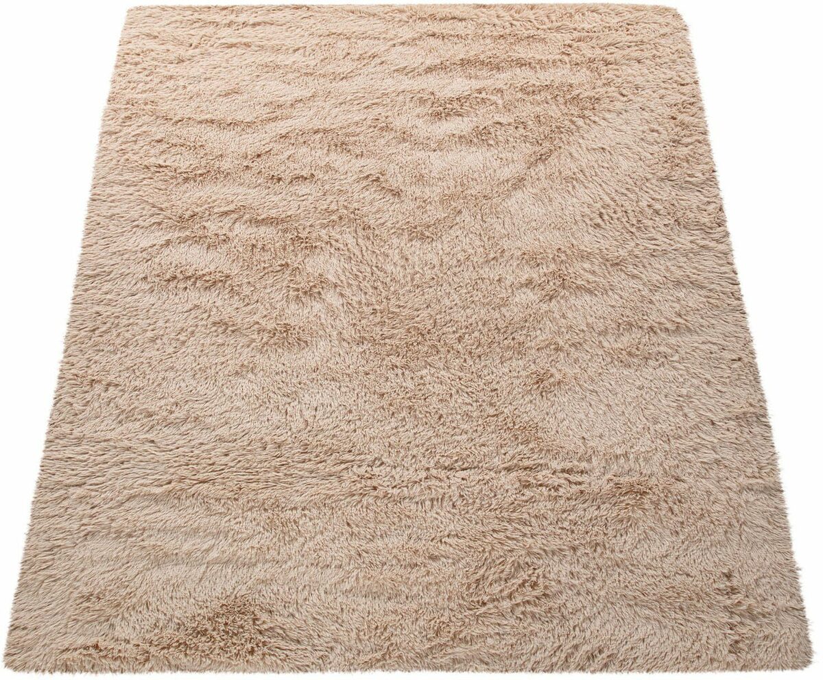 Bild 2 von Hochflor-Teppich Silky 591, Paco Home, rechteckig, Höhe: 37 mm, Uni-Farben, besonders weich und kuschelig