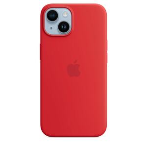 iPhone 14 Silikon Case mit MagSafe - (PRODUCT)RED Handyhülle