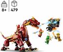 Bild 2 von LEGO® Konstruktionsspielsteine Wyldfyres Lavadrache (71793), LEGO® NINJAGO, (479 St), Made in Europe