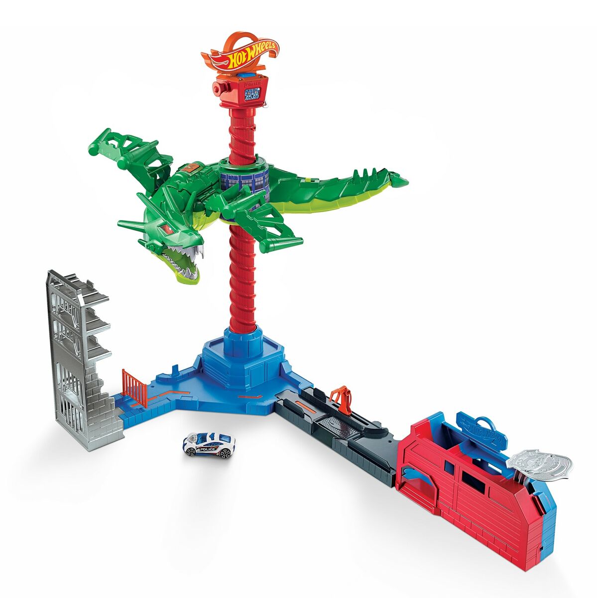 Bild 1 von Hot Wheels Drachen Luftangriff Track-Set inkl. 1 Spielzeugauto, Autorennbahn