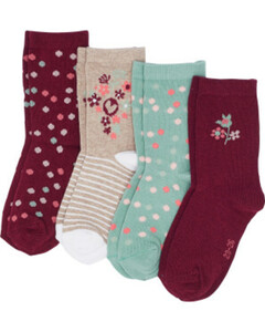 Socken mit süßen Motiven
       
    4 Stück Ergee verschiedene Designs
   
      rot