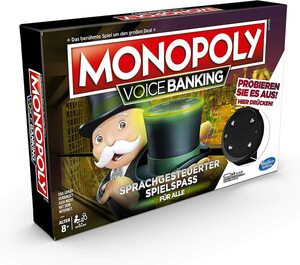 Hasbro - Monopoly - Voice Banking Brettspiel Gesellschaftsspiel Sprachsteuerung