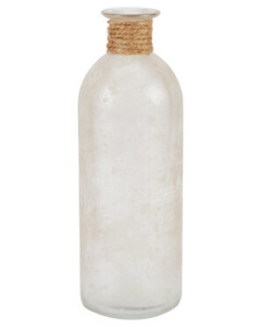 Flaschenförmige Glasvase
       
       ca. 7 x 21 cm
   
      Beige