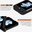 Bild 2 von FELIXLEO Smartphone-Hülle Handyhülle Samsung Galaxy Z Flip 5 Hülle, Ultra Dünn Leicht (Schwarz)