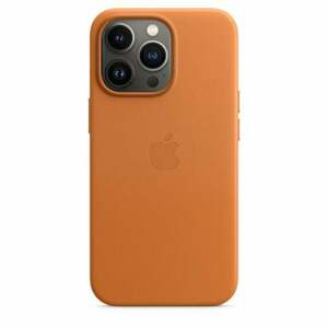 iPhone 13 Pro Leder Case mit MagSafe - Goldbraun (MM193ZM/A) Handyhülle