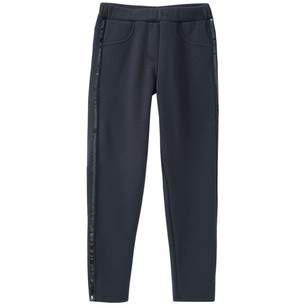 L&K Thermo Leggings Mädchen - Gefütterte Winter Leggings Mit Punkten