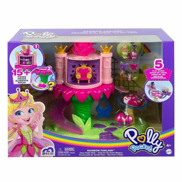 Bild 1 von Mattel GYK43 - Polly Pocket - Regenbogen-Einhornspaß Feenflug