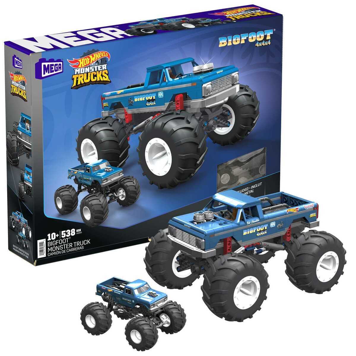 Bild 1 von Mega Construx Hot Wheels Collector Bigfoot Monster Truck Auto Bauset Bausatz