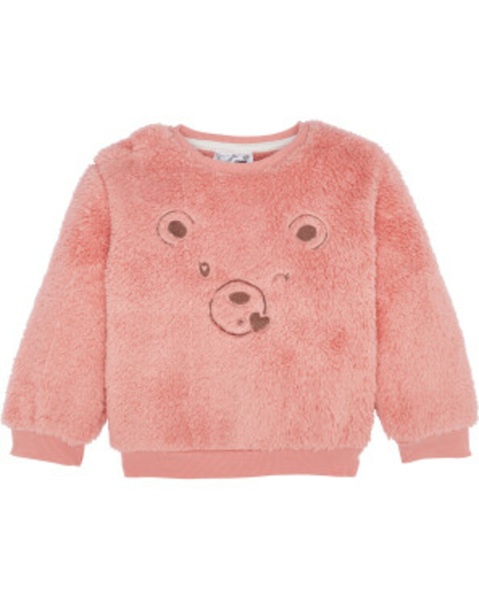 Bild 1 von Strukturierter Fleecepullover
       
      Ergee Bären-Stickerei
   
      altrosa