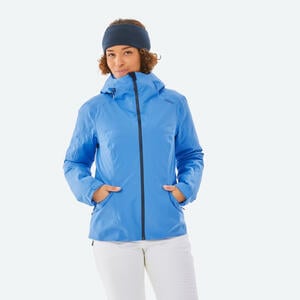 Skijacke Damen warm Piste - 500 blau