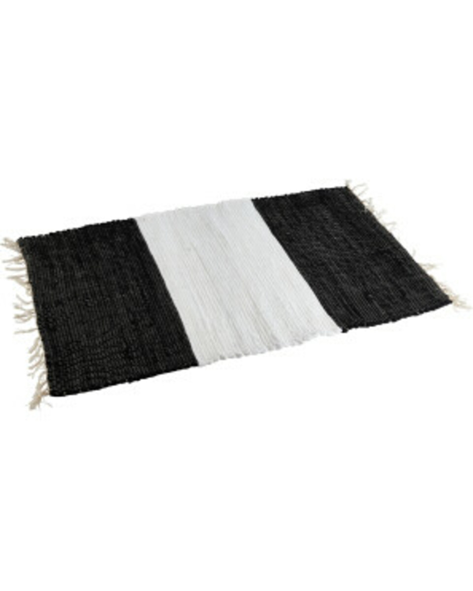 Bild 1 von Gestreifter Teppich
       
      Keine Marke ca. 60 x 90 cm
   
      schwarz
