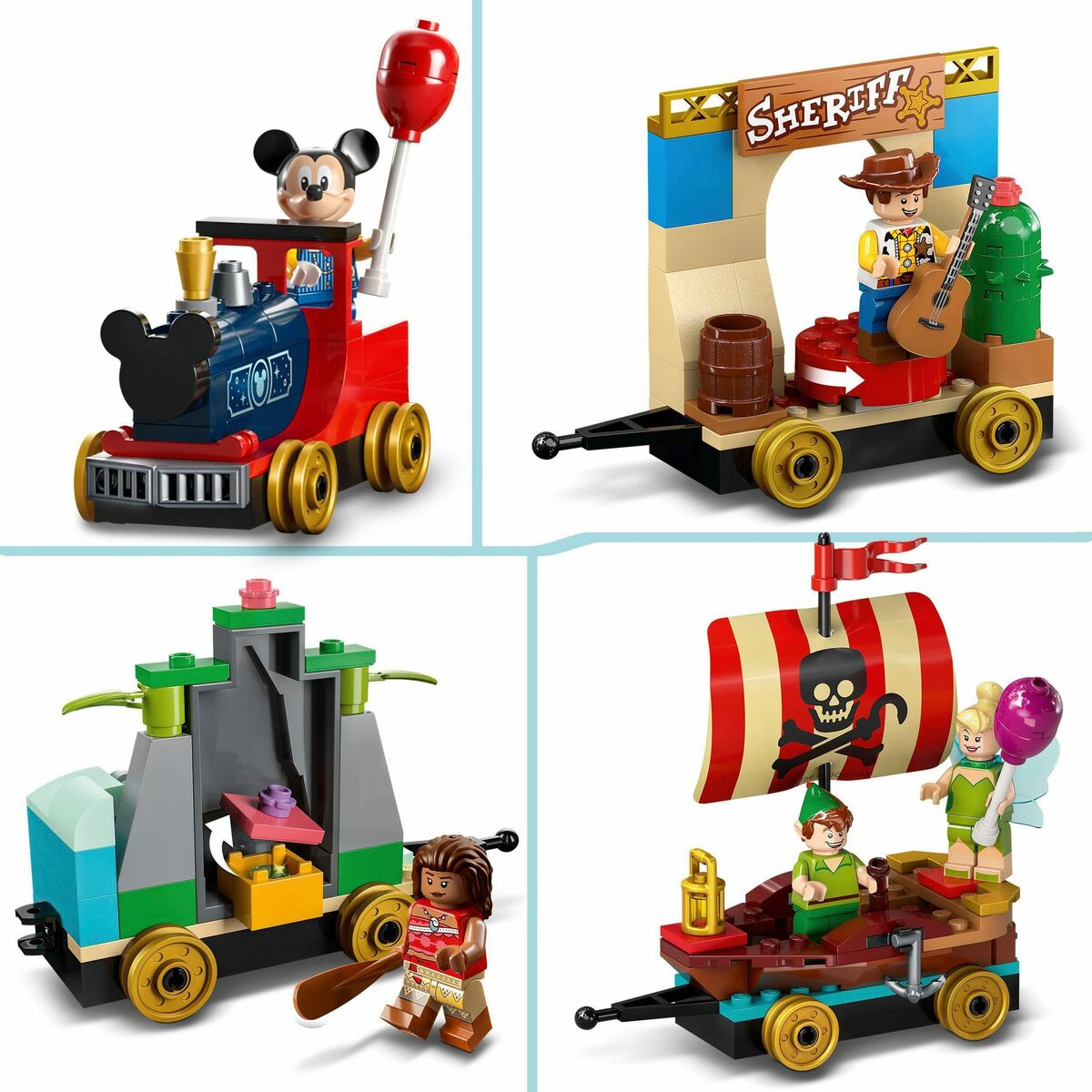 Bild 1 von LEGO® Konstruktionsspielsteine Disney Geburtstagszug (43212), LEGO® Disney, (200 St), Made in Europe