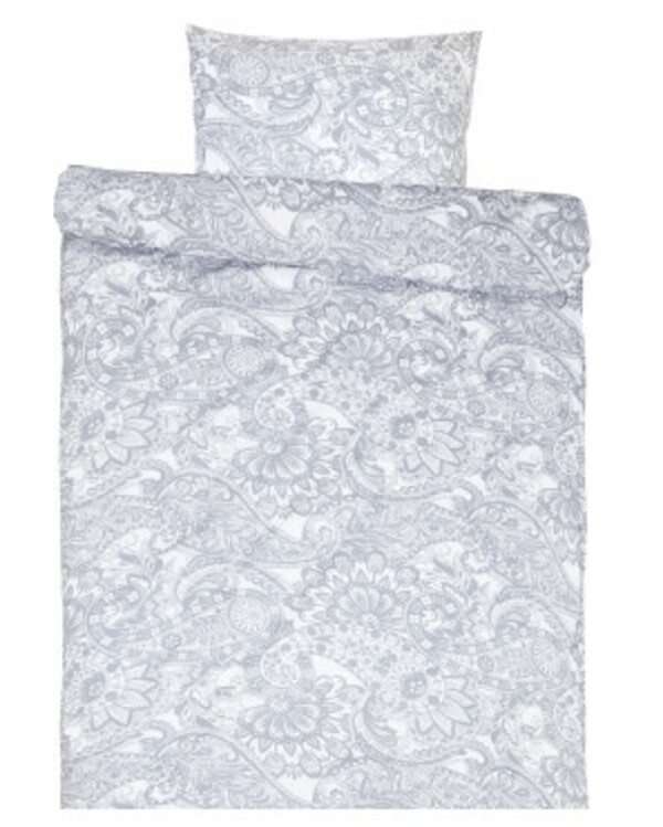 Bild 1 von Baumwoll-Bettwäsche Paisley
       
      Ergee ca. 135 x 200 cm
   
      grau