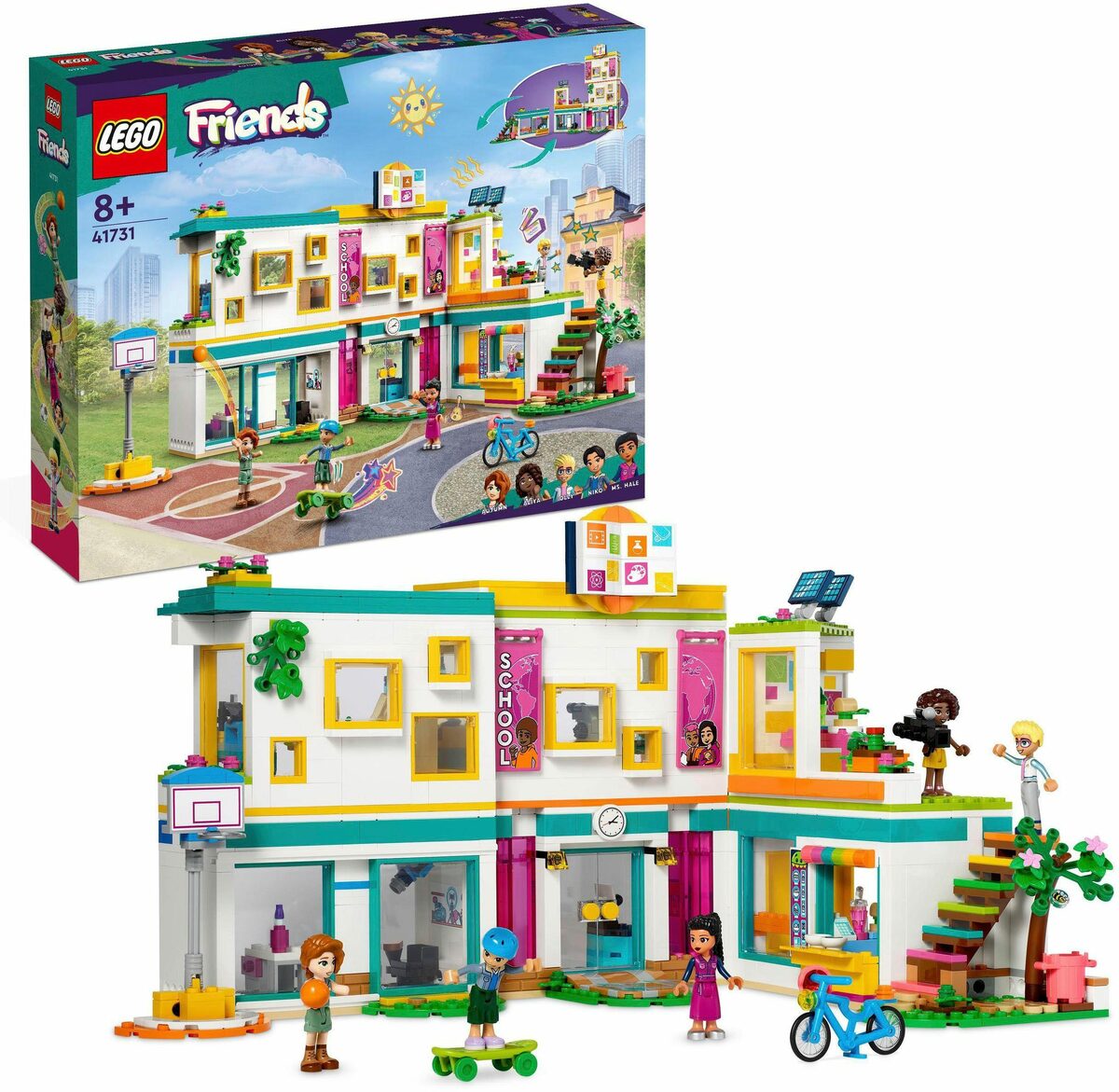 Bild 1 von LEGO® Konstruktionsspielsteine Internationale Schule (41731), LEGO® Friends, (985 St), Made in Europe