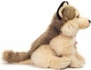 Bild 3 von Teddy Hermann® Kuscheltier Wolf sitzend, 29 cm, zum Teil aus recyceltem Material