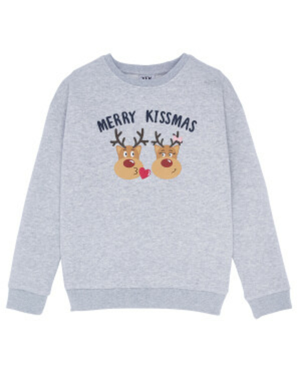 Bild 1 von Sweatshirt Weihnachten
       
      Y.F.K. Rundhalsausschnitt
   
      hellgrau melange
