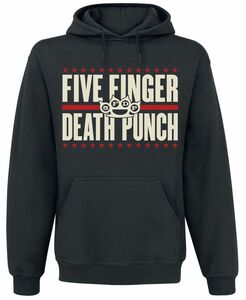 Five Finger Death Punch Kapuzenpullover - Punchagram - S bis XL - für Männer - Größe L - schwarz  - Lizenziertes Merchandise!